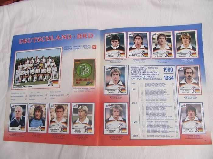 Panini Album Euro 1984 complet 100%