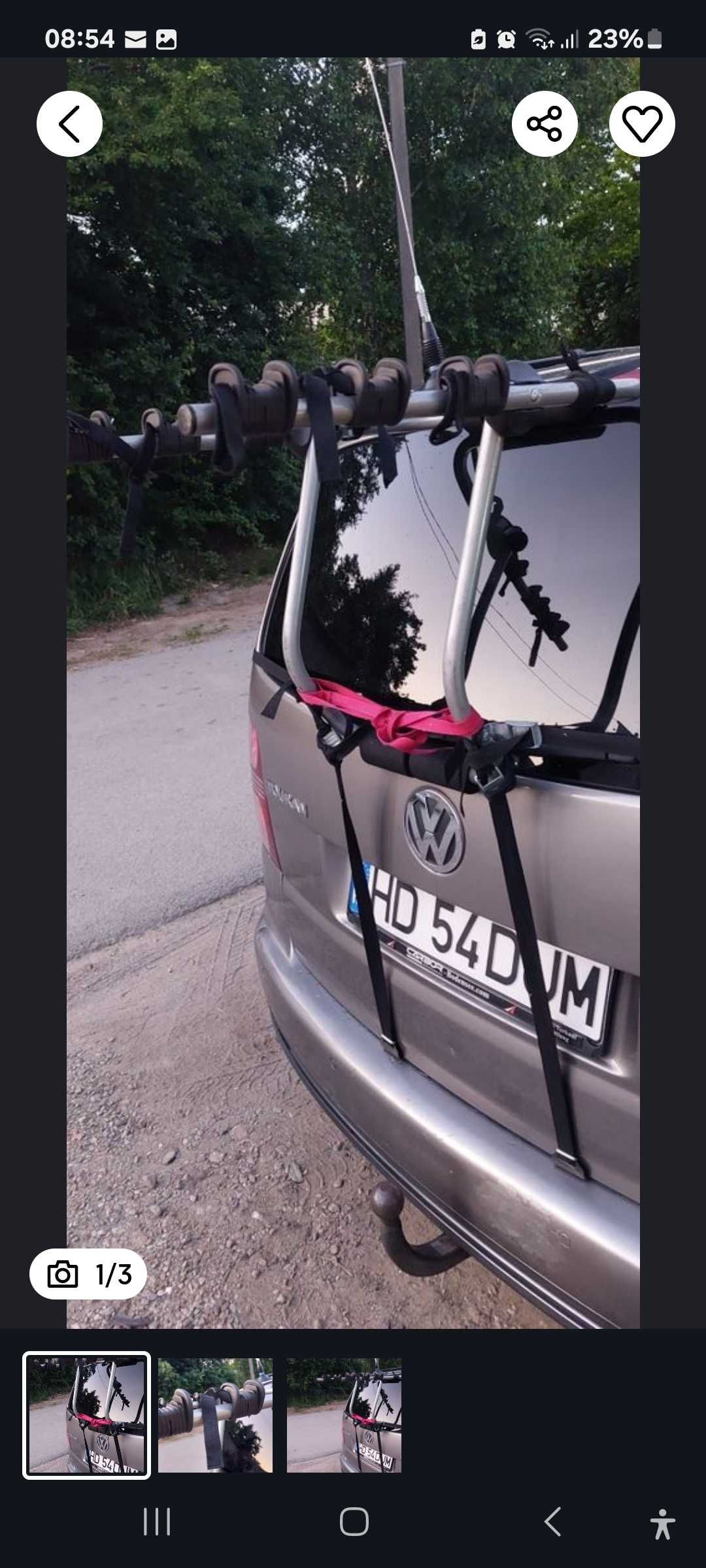 Suport auto pentru biciclete