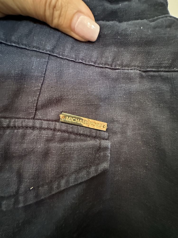Ленени панталонки Michael Kors
