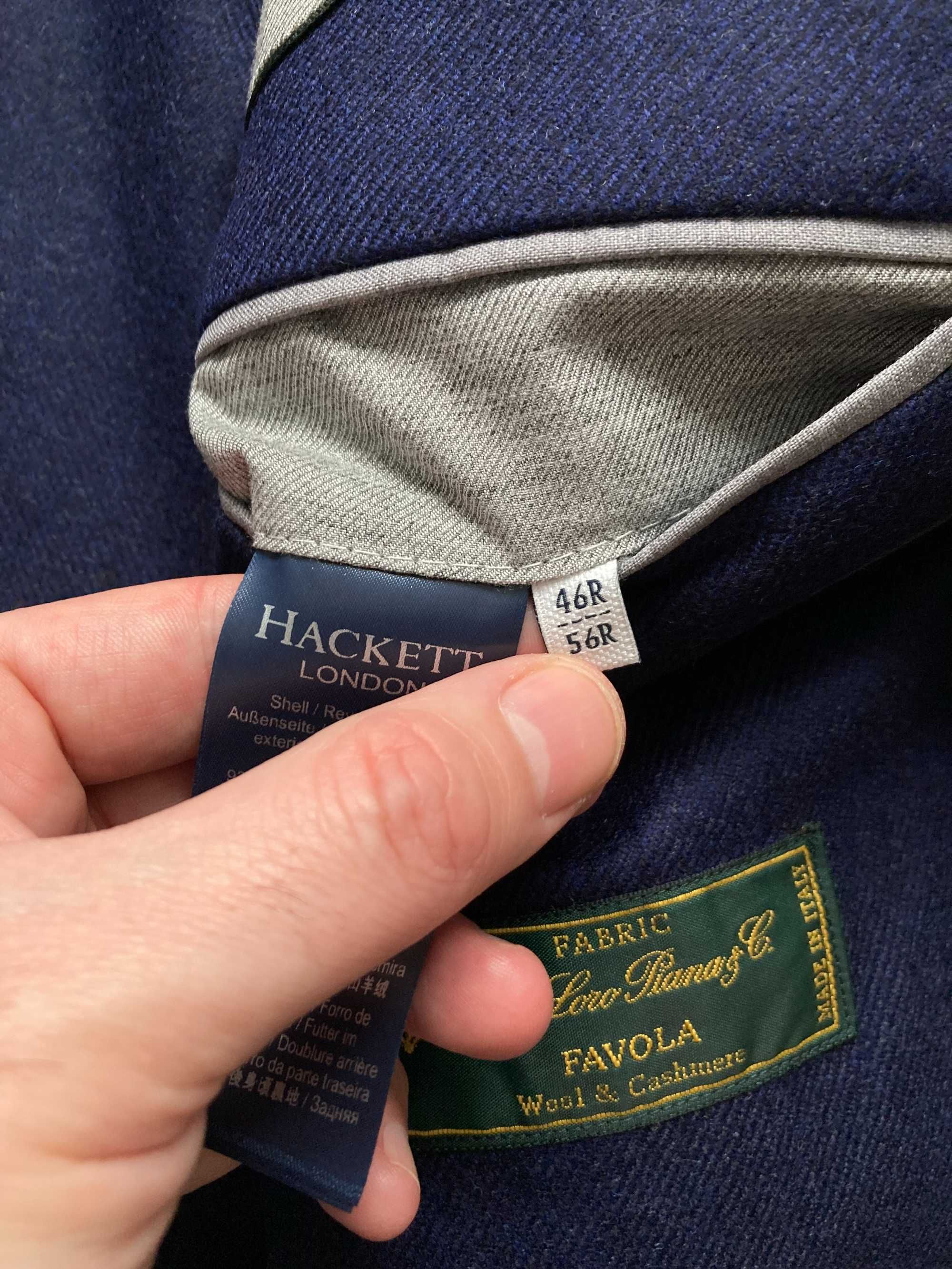 Hackett LONDON X Loro Piana мъжко елегантно сако вълна кашмир 46R 56R
