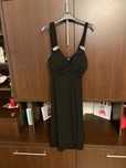 Rochie cocktail neagra cristale marimea 16