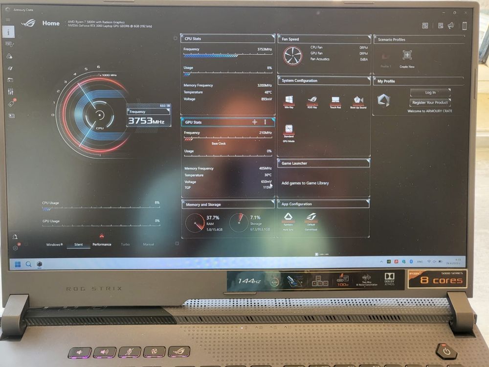 ASUS ROG в отлично състояние