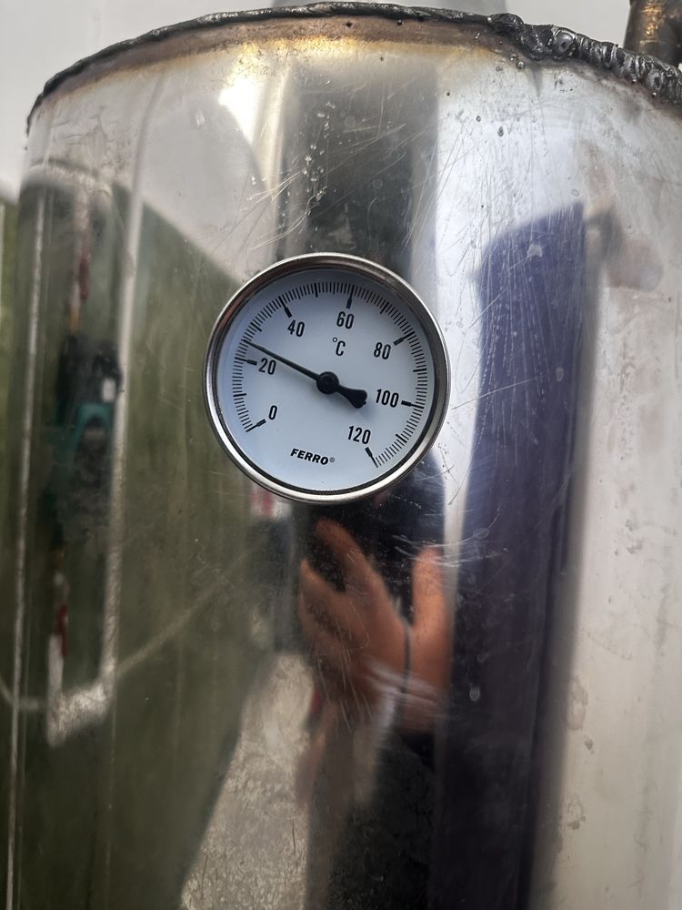 Boiler din Inox electric si pe lemne 100L