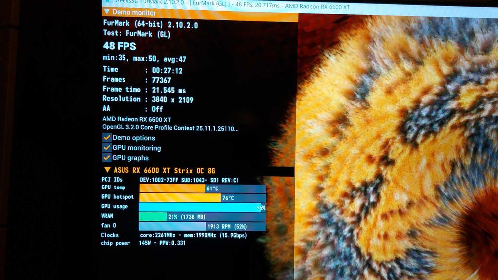 Radeon RX 6600 XT Asus ROG Stryx