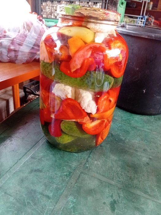 Borcane cu muraturi, 3,700 ml per borcan ,
