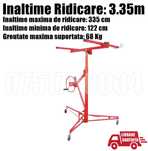 Dispozitiv Ridicat Macara Placi Rigips OSB MDF PAL Inaltime 3.35m
