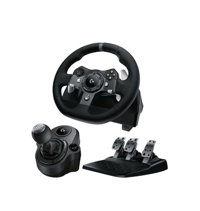 Set Logitech Driving Force (volan, pedale, schimbător)