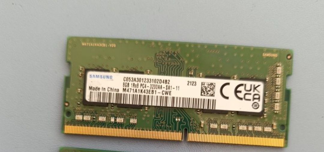 Samsung 16(8х2)GB ddr4 3200mhz so-dimm памет за лаптоп