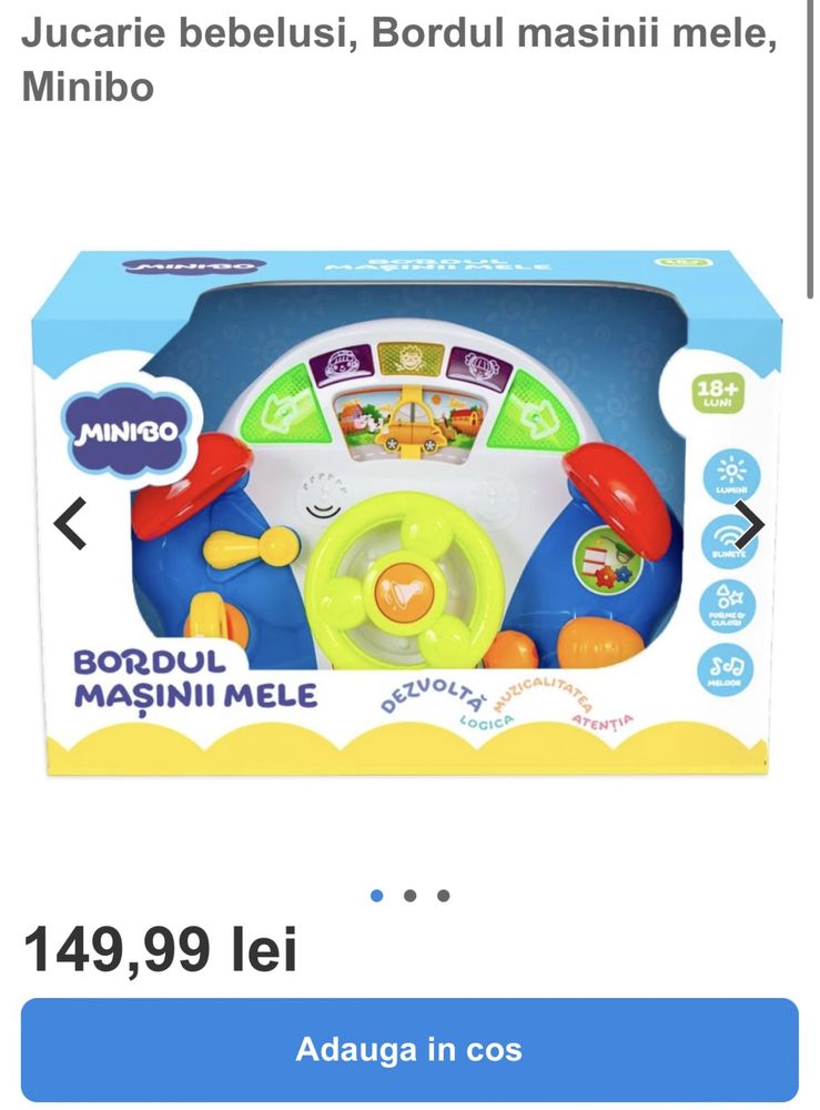 Volan jucarie Noriel