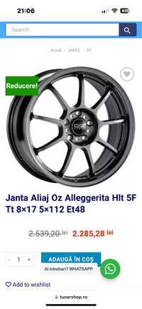 Jante Aliaj Oz/BBS Alleggerita Hlt (Forged)5×112 235/45ZR17