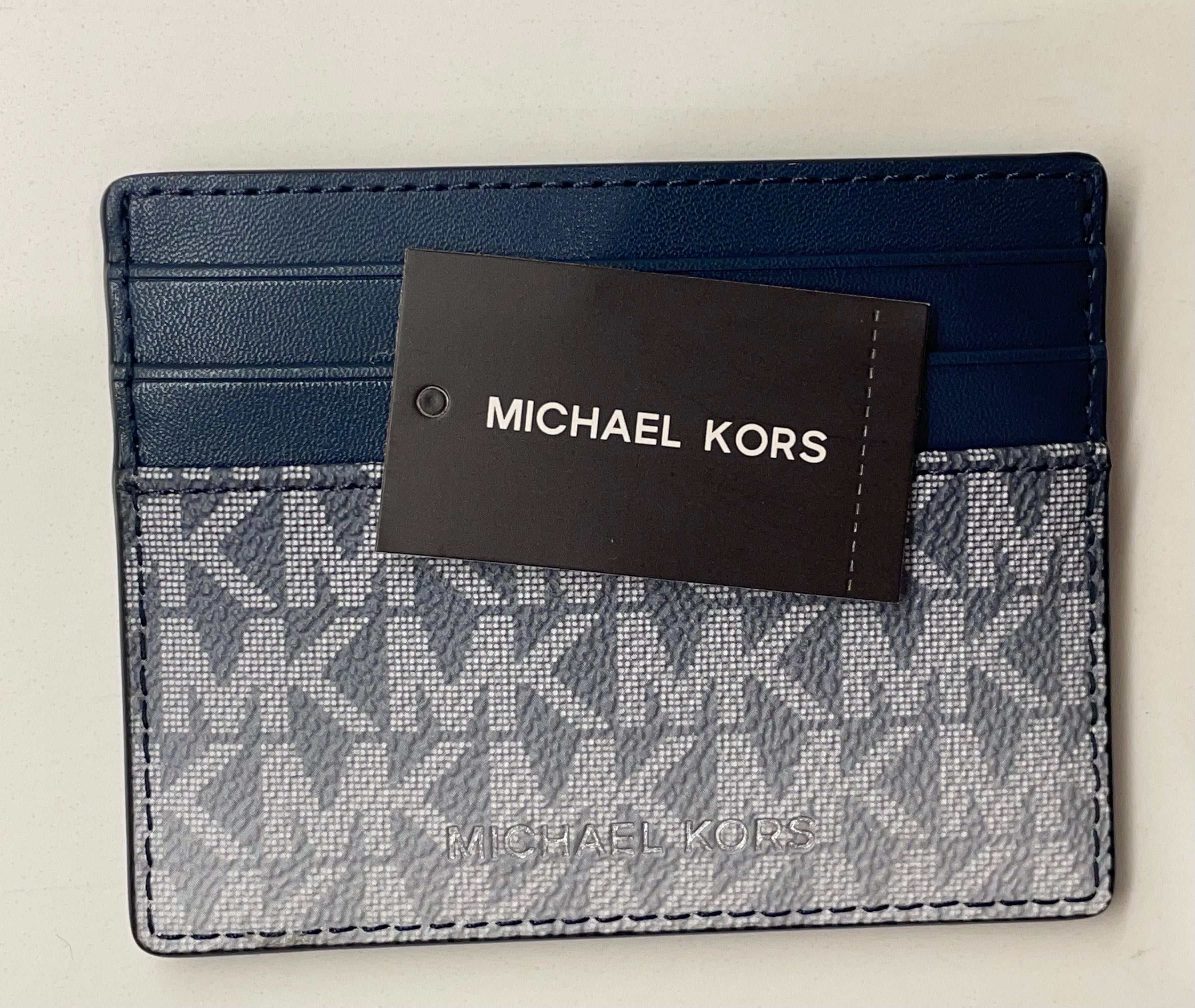 Michael Kors чехол для карт с логотипом Cooper Signature 100% кожа