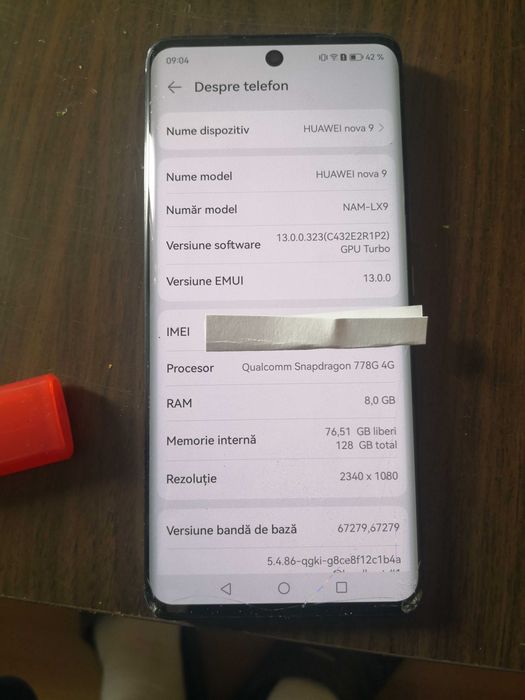 Vând Huawei Nova 9