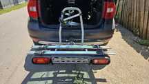 Suport 2 3  biciclete thule bmw Mini ,passat pe carlig