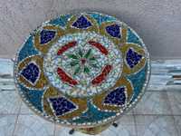 Deosebita aplica farfurie orientala-ceramica-mozaic-Olanda