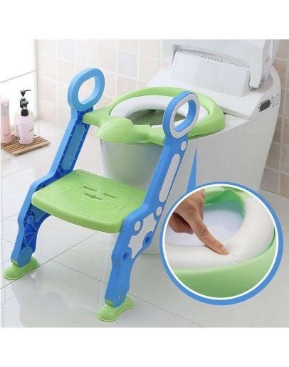 Детска седалка за тоалетна със стълба