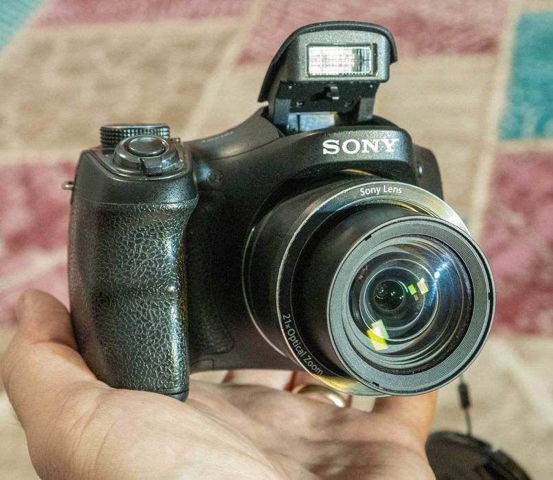 Sony DSC H-100 (camera foto Bridge cu zoom optic 21 X)