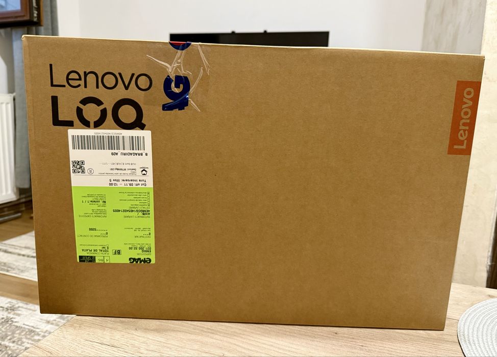Vand leptop lenovo loq gaming nou garantie