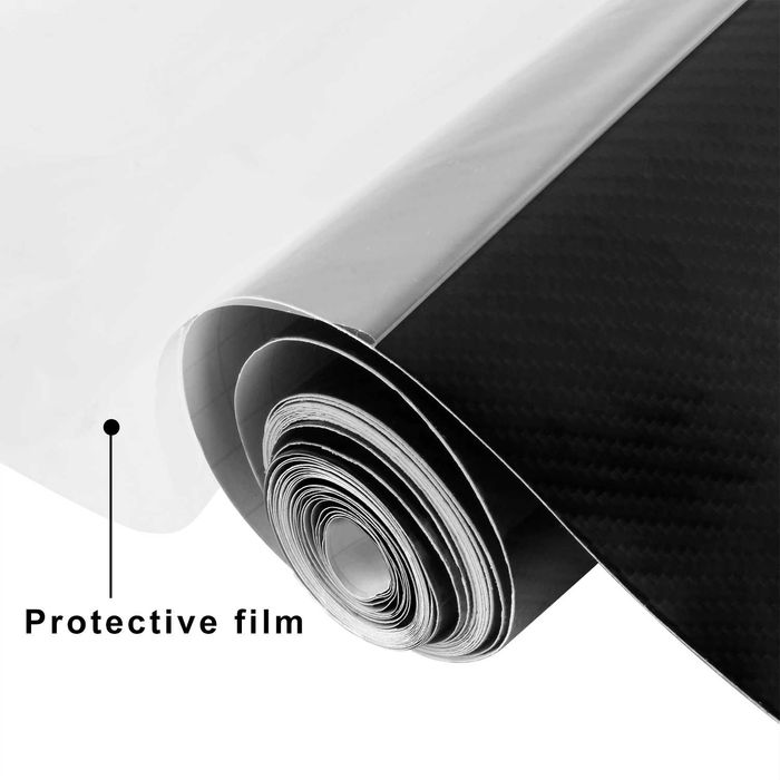 Kit Rola Folie Auto Autocolant Colant Carbon 7D 300x30cm + Accesorii