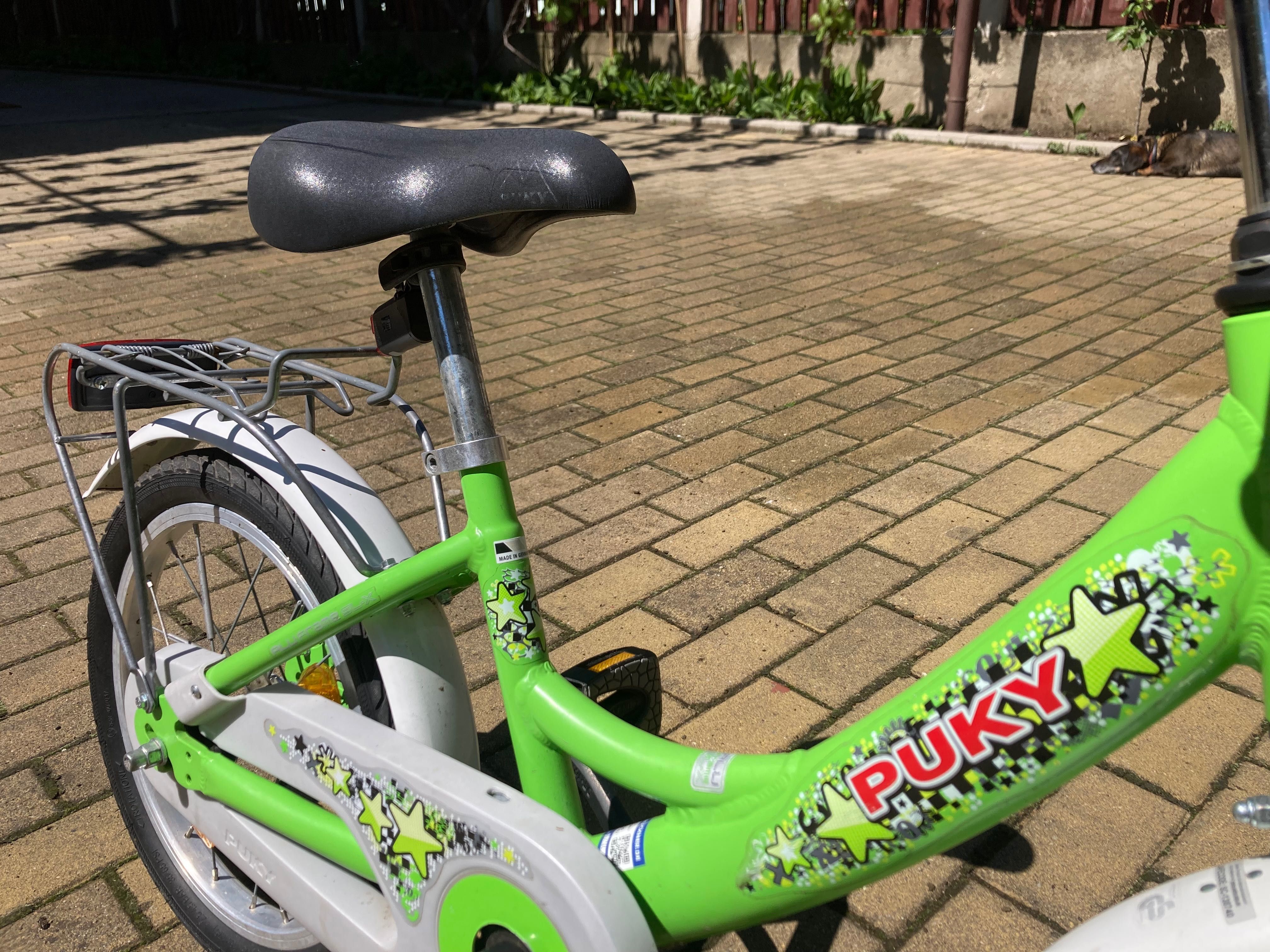 Bicicletă pentru copii 16’ PUKY ZLX 16 ALUMINIU, Verde