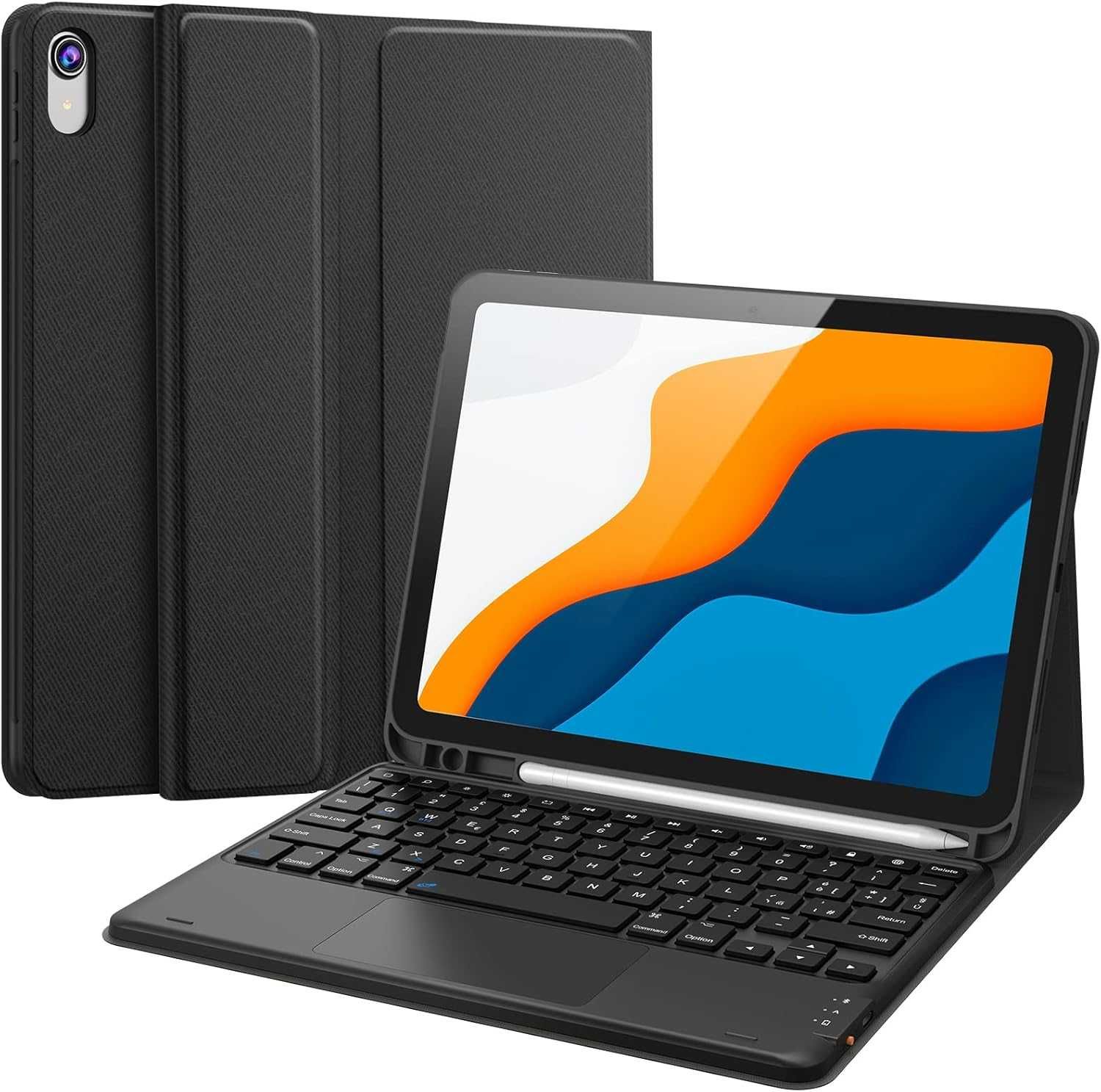 Husa Earto cu Keyboard - iPad 10th Generation 2022 - QWERTY spaniola