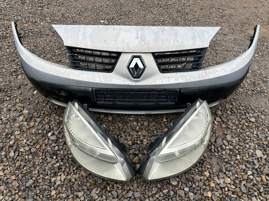 Предна броня и фарове за Renault Megane Scenic
