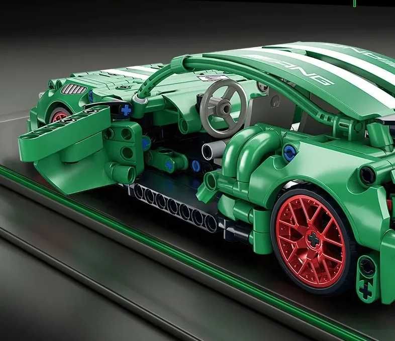 Joc construit SuperCar Pull Back cu 456 piese ToylinX compatibil lego