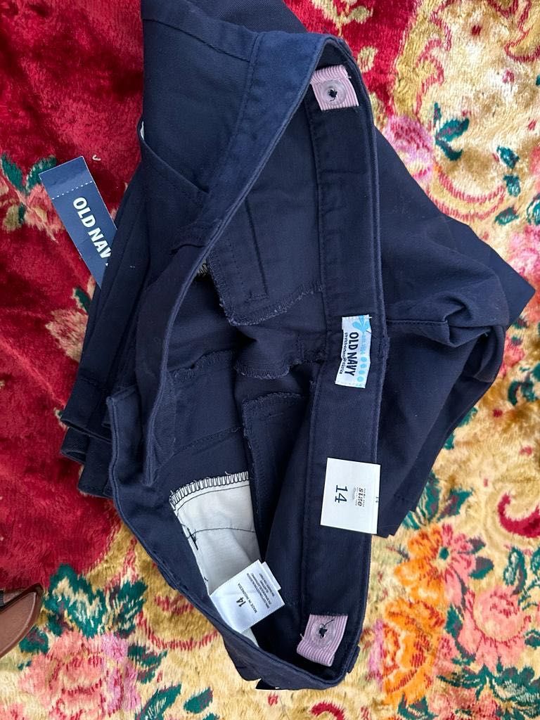 Pantaloni scurți, fete, uniforme, elastic spate, copii, Old Navy