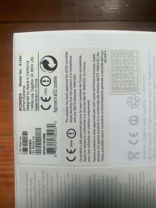 router Airport Extreme A1354