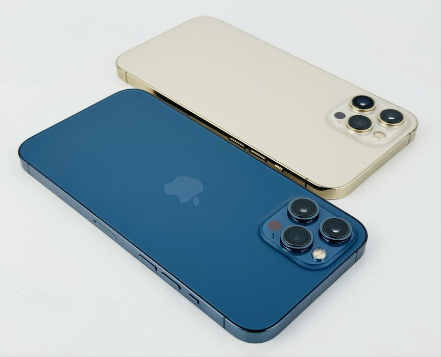 Apple iPhone 12 Pro Max 128GB Blue / Gold 100% Battery! Гаранция!