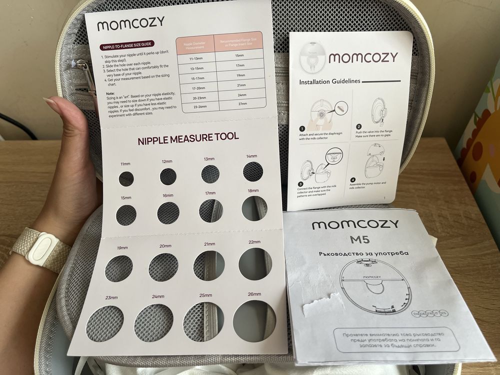 Hands-free помпа за кърма Momcozy M5