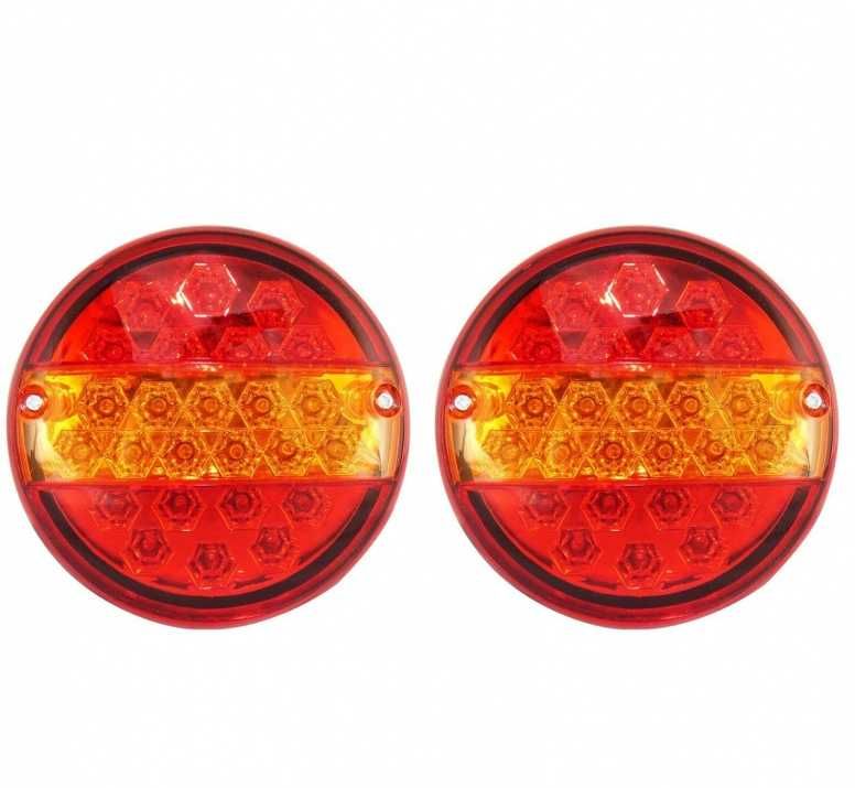 Led Лед Кръгли Стопове, Стоп за камион, бус, ремарке 12V-24V