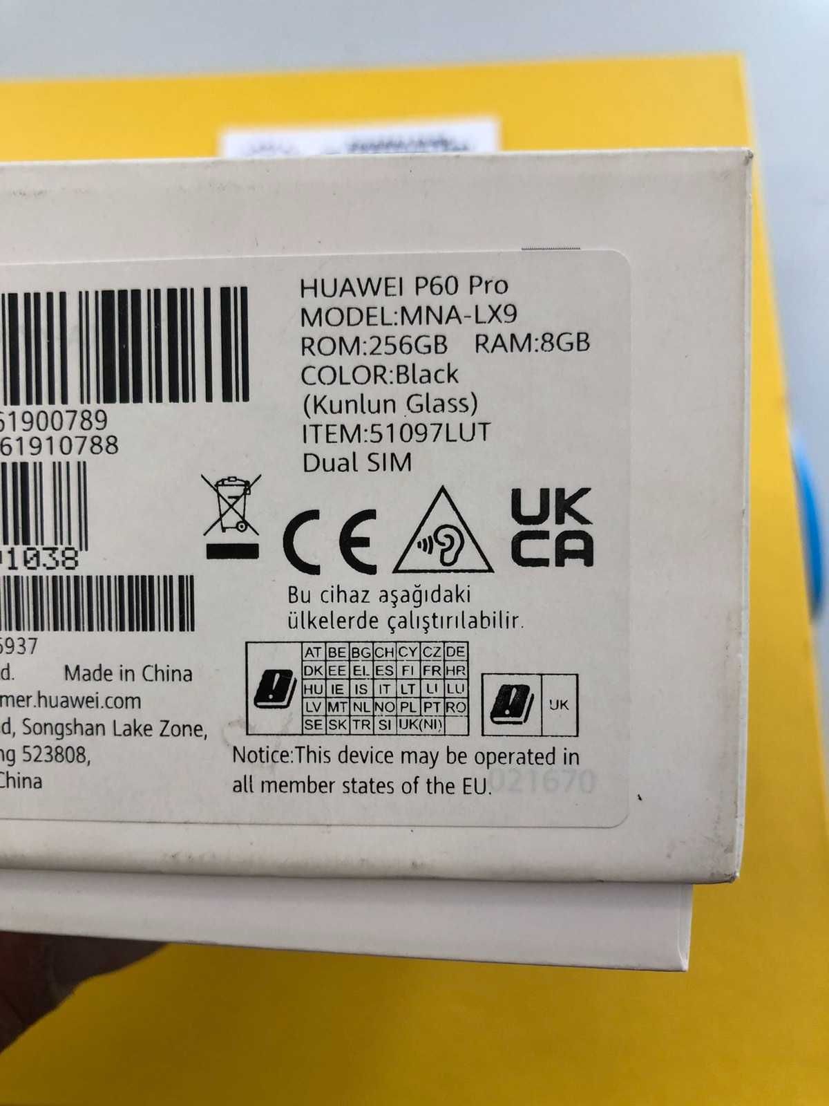 Huawei P60 Pro като нов с кутия  256гб/8рам