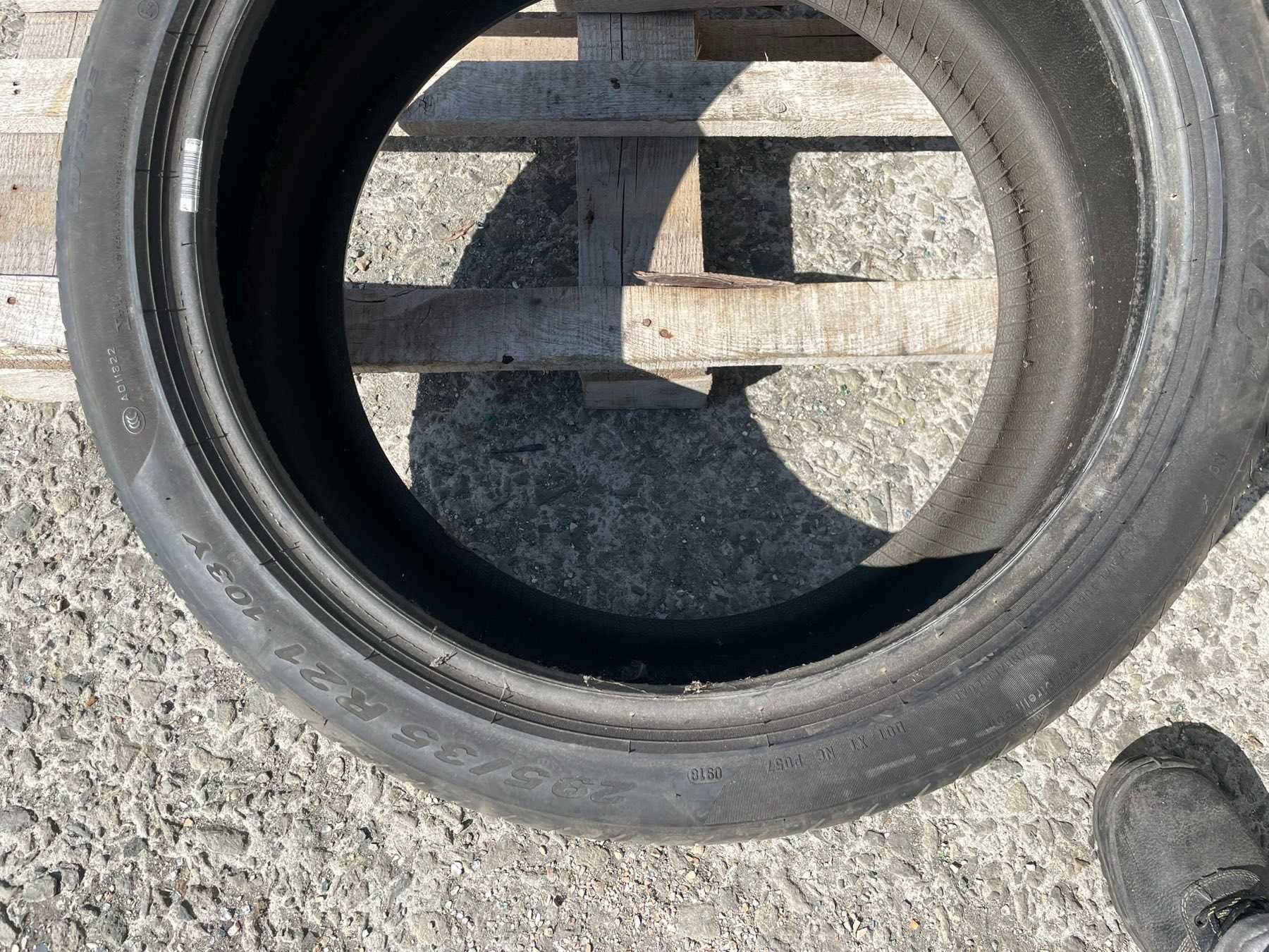 295/35/21 Pirelli PZero dot 2018г 5мм NO Porsche Единичка