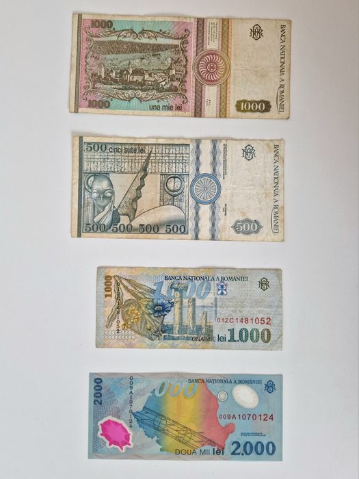 Bancnote diverse denominatii, stare excelenta
