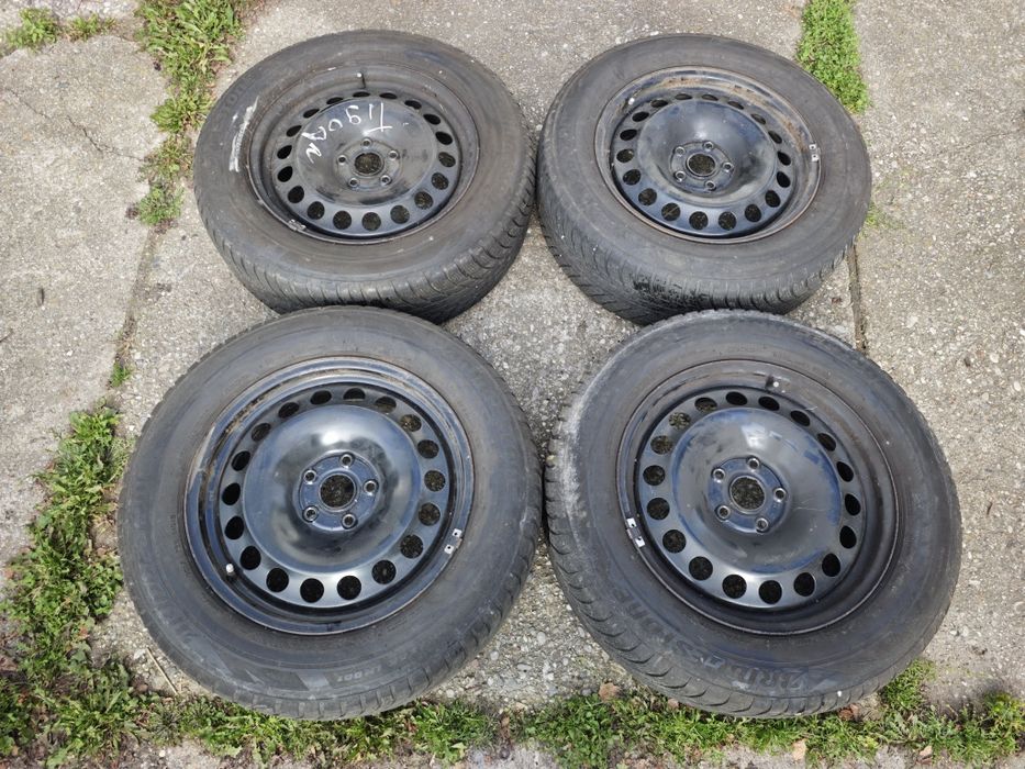 Jante otel originale Volkswagen 5x112, 6,5jx17, ET38 cu anv 215/65/17