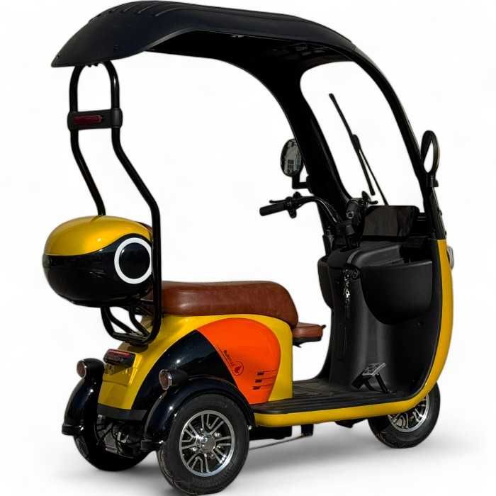Електрическа триколка Fullmax Pate, 1800W, За трима, 48V/20Ah, Покрив