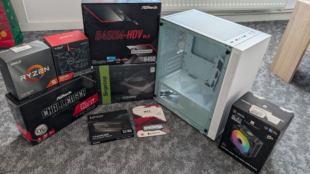 Sistem Gaming Ryzen 5 5600x/32gb/1tb/5600xt/Garantie