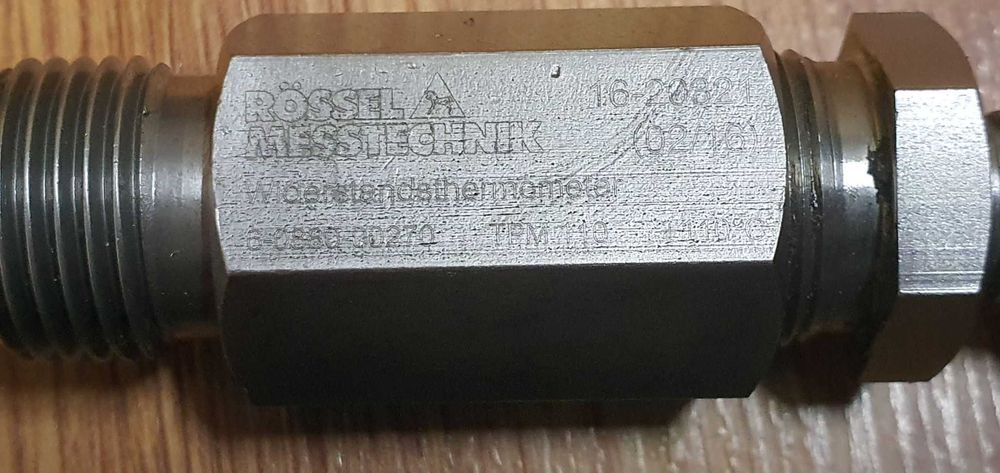 Sonda temperatura PT 100 .Tija 45 centimetri.