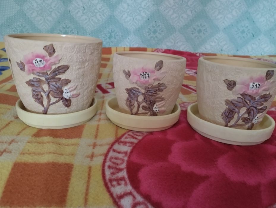 Горшки керамика.