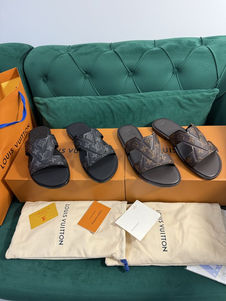 Papuci Sandale Hermes piele naturala 100% Full Box colectie noua