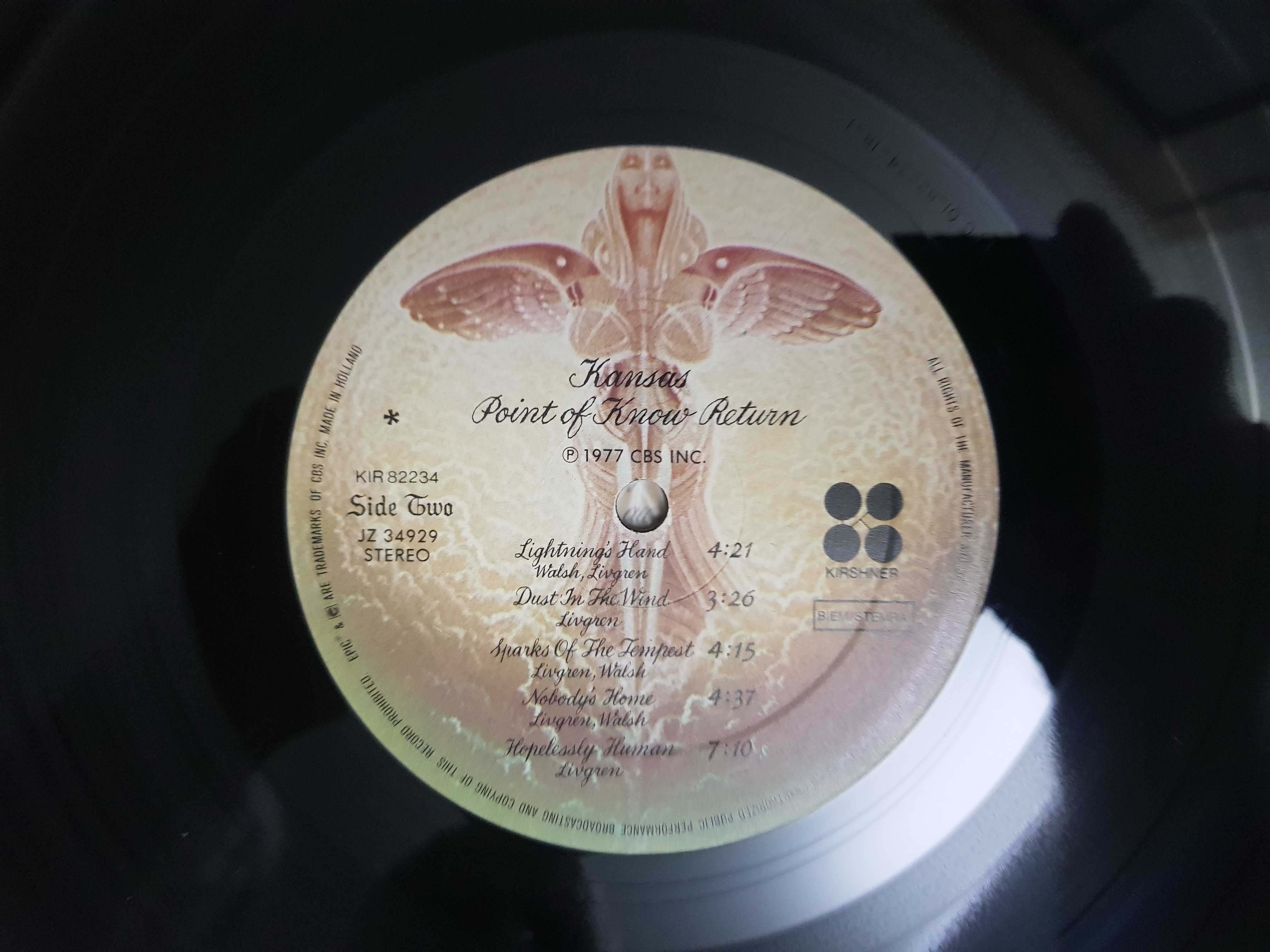 Виниловая пластинка Kansas – Point Of Know Return (Holland, 1977)