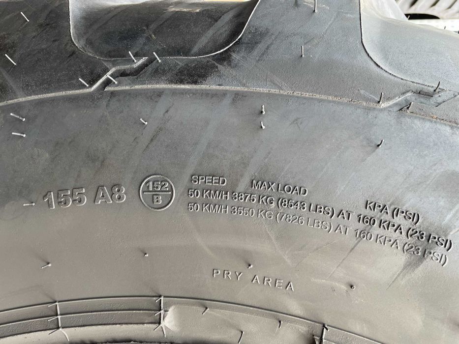 Anvelope 580/70R38 pentru tractor spate marca OZKA