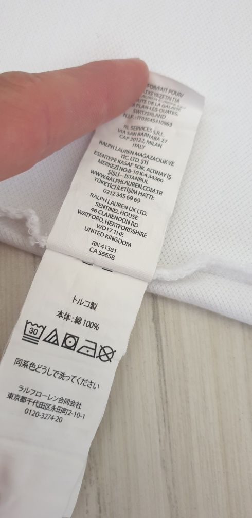POLO Ralph Lauren Pique Cotton Custom Slim Fit  L ОРИГИНАЛ Мъж Тениска