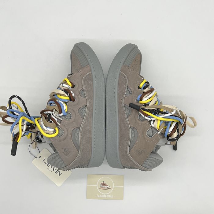 Lanvin Curb Gray Triple Lace