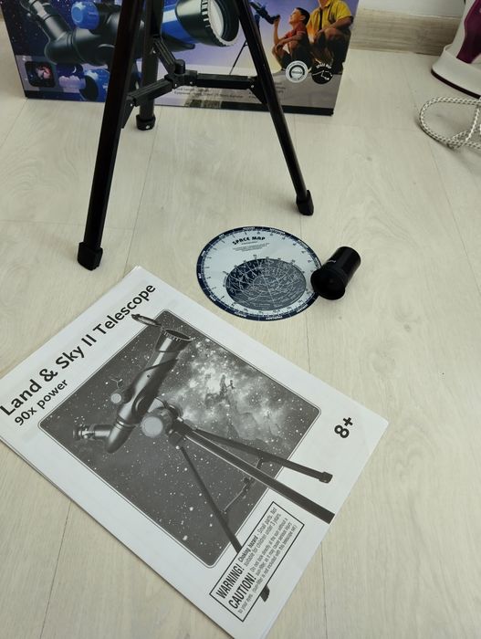 Детски телескоп с увеличение х90 пъти