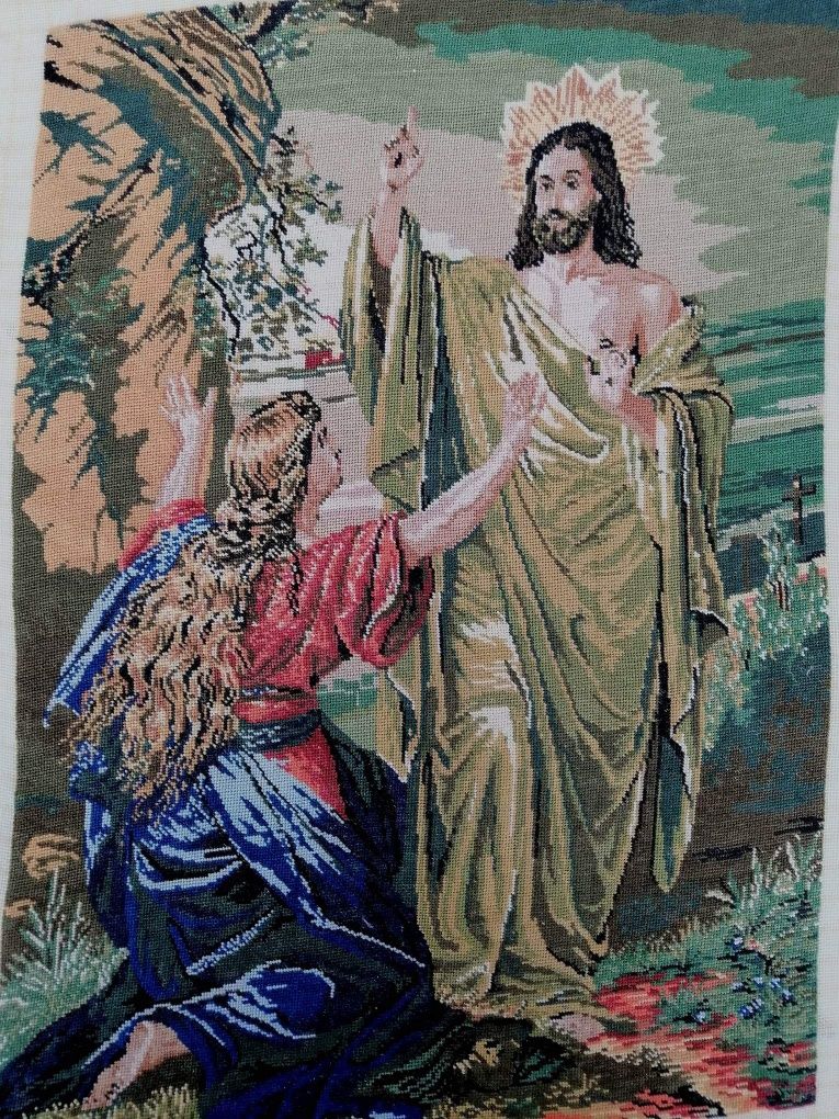 Vând goblen Iisus și Maria Magdalena