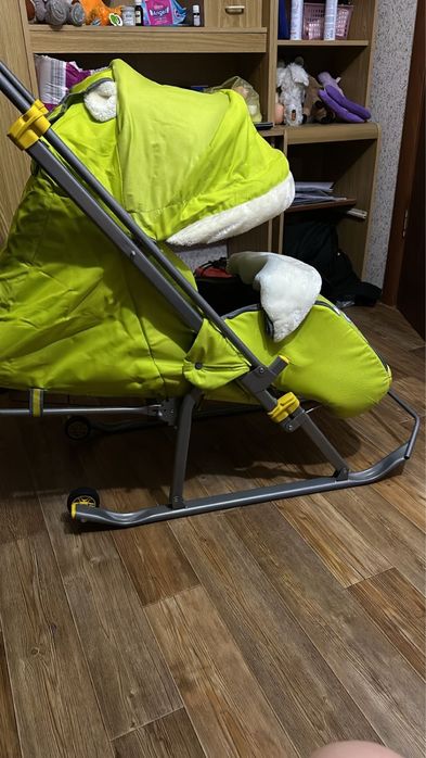 Санки-коляска зимние