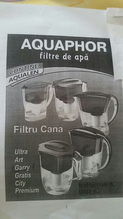 Cană filtranta Aquaphor