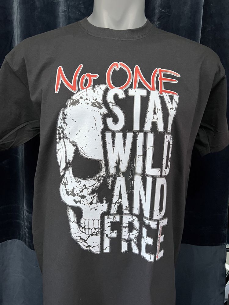 Тениска No one brand Stay wild and free ATV Motor