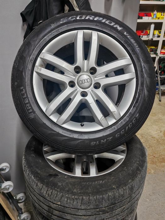 Jante AUDI Q7 cu cauciucuri vara r18